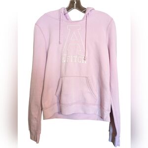 Abercrombie & Fitch pastel pink pullover sweatshirt drawstring hoodie